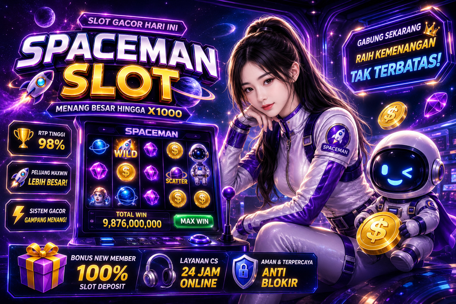 Mengenal Fitur Menarik dari Permainan Spaceman